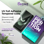 Okonz S23 Ultra Tempered Glass UV Adhesive(Matte)