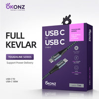 Kevlar 100W USB-C To USB-C Cable